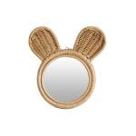 petit miroir rotin original