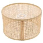 abat jour lampe de chevet rotin