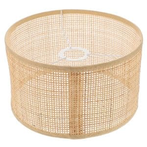 abat jour lampe de chevet rotin