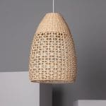Suspension Rotin Vintage